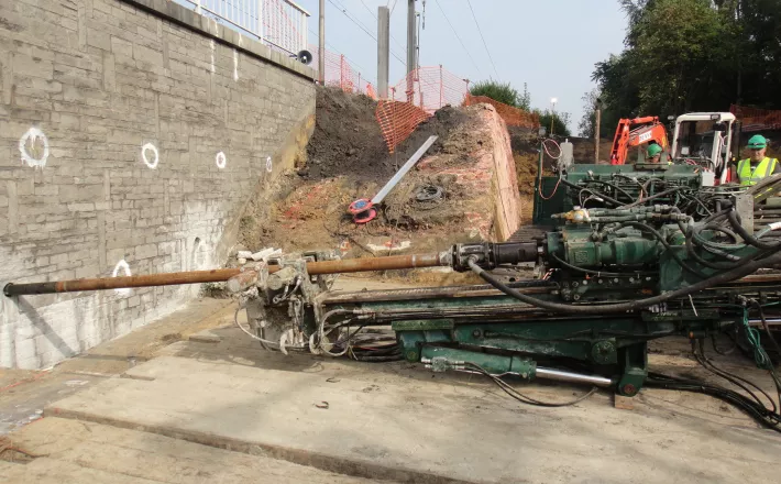 compensation grouting Bracquegnies