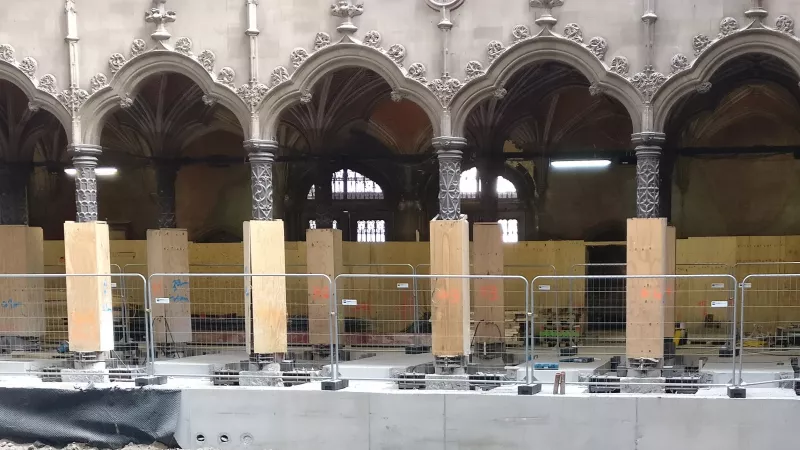 Jacking works Handelsbeurs Antwerp