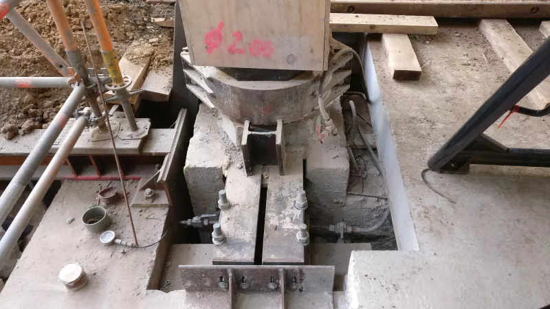 Jacking works Handelsbeurs Antwerp